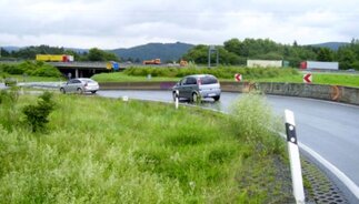 Autobahnauffahrt Herborn West