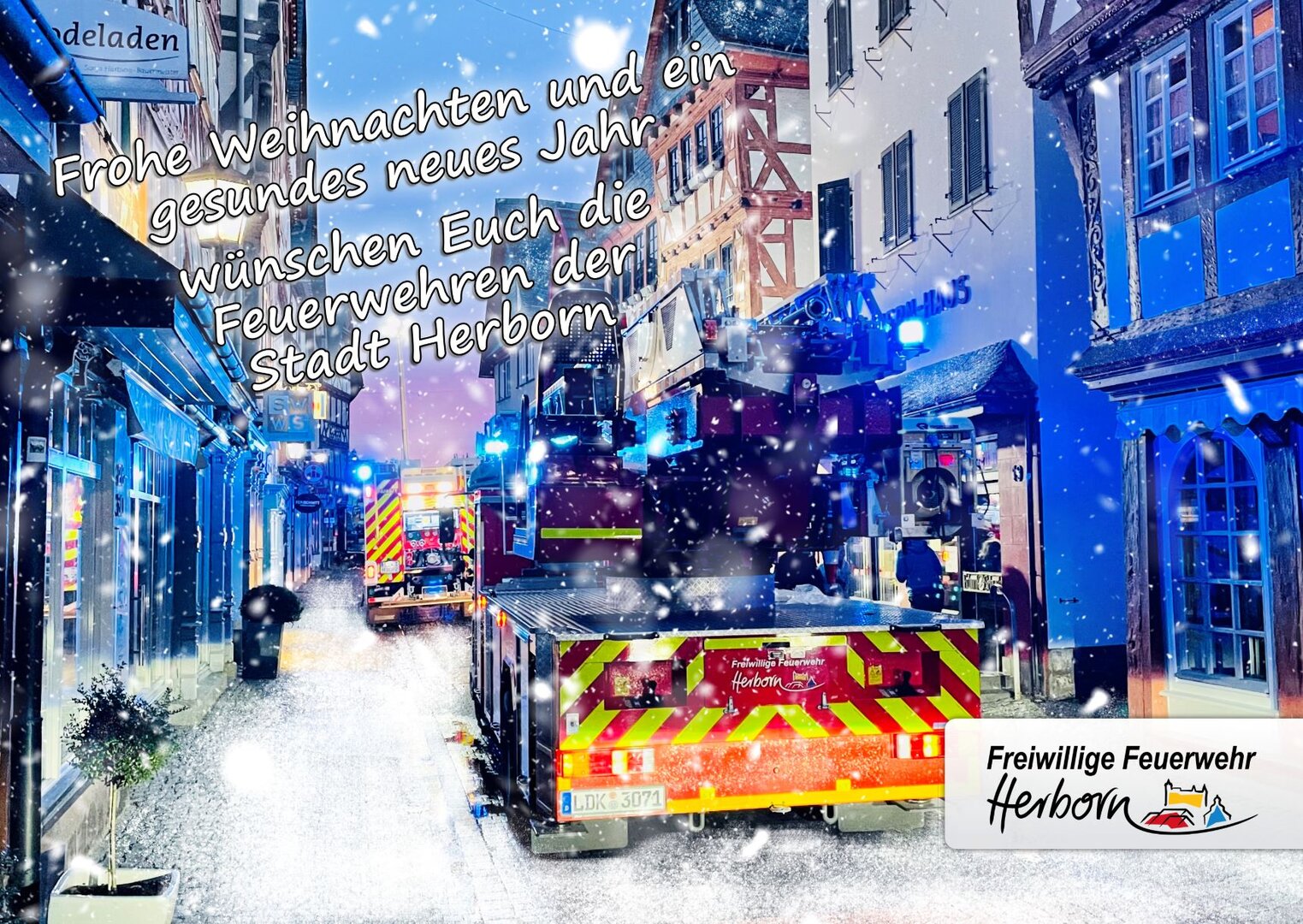 Weihnachtsgrüße Freiwillige Feuerwehr Herborn